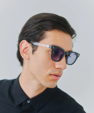 【jugaadXX】Trunk black × clear 太陽眼鏡/墨鏡(抗藍光/阻擋紫外線) - jugaad14 Taiwan