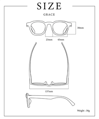 【jugaadXX】Grace amber 太陽眼鏡/墨鏡(抗藍光/阻擋紫外線)