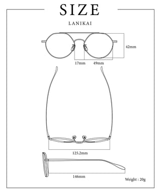 預購!!!【jugaadXX】Lanikai gold 太陽眼鏡/墨鏡(抗藍光/阻擋紫外線)