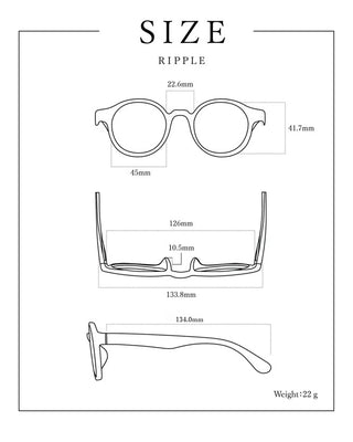 RIPPLE GRIP MATTE clear 太陽眼鏡/墨鏡(抗藍光/阻擋紫外線) - jugaad14 Taiwan