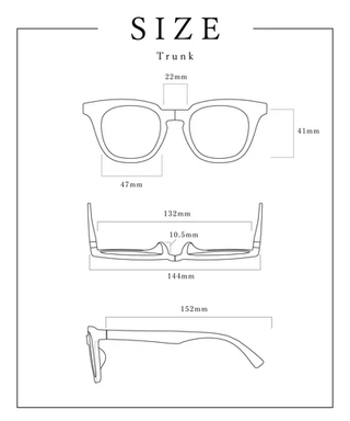 【jugaadXX】Trunk black × clear 太陽眼鏡/墨鏡(抗藍光/阻擋紫外線) - jugaad14 Taiwan